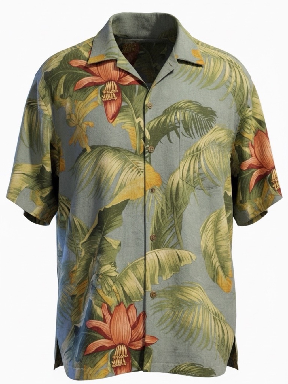 Tommy Bahama Silk Hawaiian Shirt Size XL